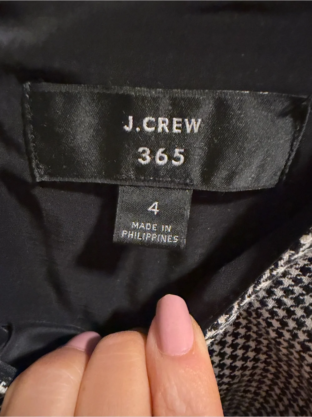 J. Crew crew gingham